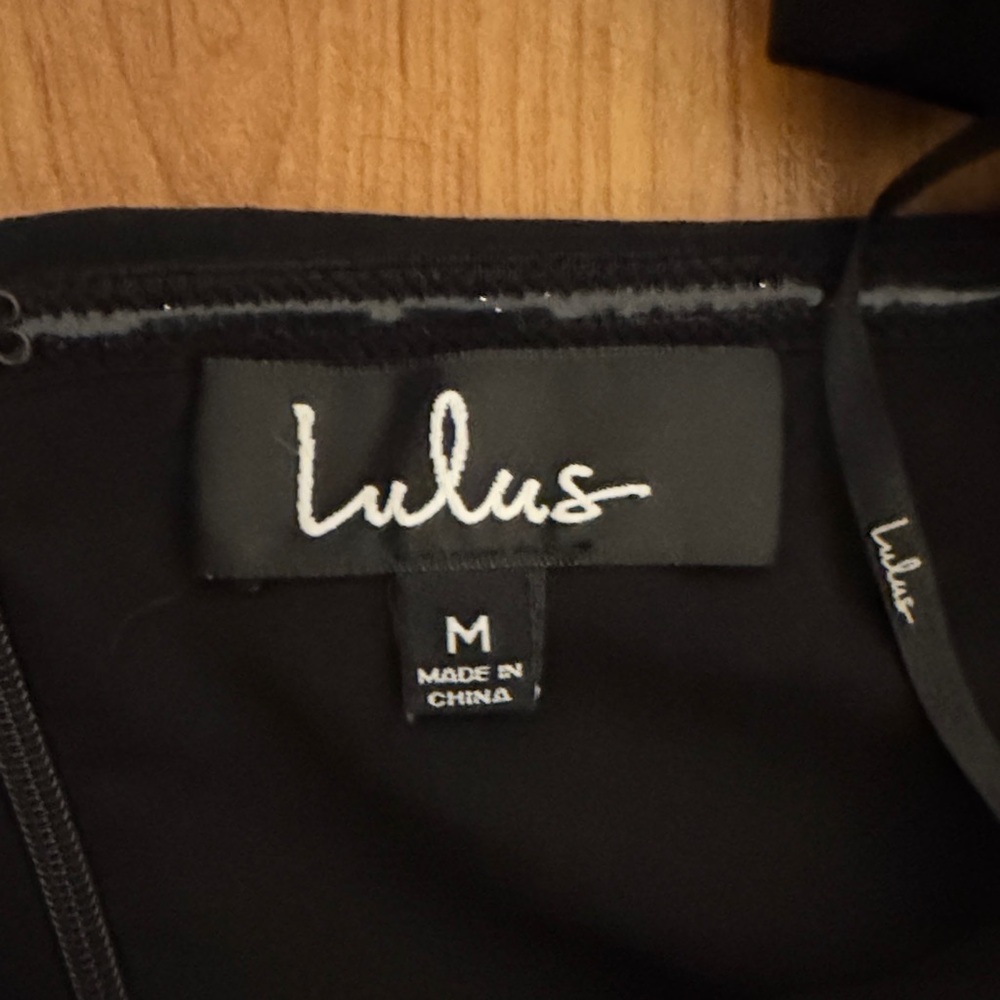 Lulu's Black Strapless Dress - Picture 2 of 4
